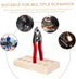 12holes OSALADI Wooden Pliers Organizer Rack Tool Storage Holder for Easy Access Compact Design for Workbench and Salon