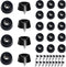 TRUSTORIC Soft Cutting Board Rubber Feet, Non Slip Round Black Cutting Board Rubber