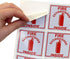 SmartSign Fire Extinguisher Inside Stickers | 2.75" x 2.75" Engineer Grade Reflective Labels, Pack of 6