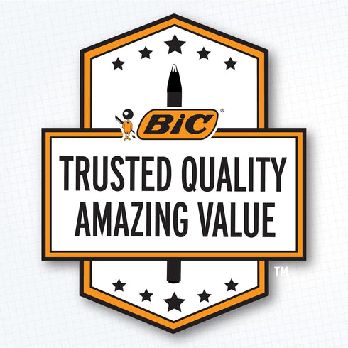 BIC Cristal Xtra Bold Ballpoint Pens, Bold Point (1.6mm) Assorted Colors, 24-Count Pack
