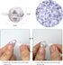 100pcs Aogist White Balloon Lights,Long Standby Time Waterproof Mini Light,Battery Powered,Round LED Ball Lamp