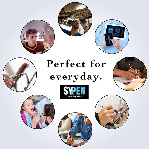 Stylus Pens for Touchscreen Devices, Tablets, iPads, iPhones, Multi-Function Capacitive Pen with LED Flashlight,