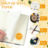Fabric Notebook A6 - Flower Embroidered Journal, Daisy Printed Linen Hardcover Pocket Ruled Notebook for Women