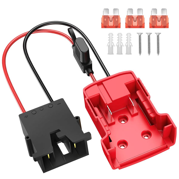 Power Wheels Adapter for Milwaukee M18 Battery, Compatible with Fisher-Price 12 Volt Power Wheels