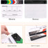Movie Film Clap Board, Acrylic 10"x12" Dry Erase Director Clapboard with 5 Pcs Erasable Pen for Photography