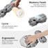 Ergonomic Mouse Pad with Wrist Support Gel and Keyboard Wrist Rest Set + Coaster, Cute Non-Slip Rubber Base Mousepad,