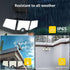 WL5000 3 270 IP65 Lepro Solar Lights for Outside, Motion Activated Security Lights, Separate Solar Panel, Adjustable