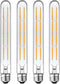 XININSUN 4 Pack T10 LED Bulbs, Long Tubular E26 Dimmable Bulb, 75 Watt Equivalent 2700K Warm White Vintage