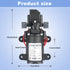 VerRich 12V Water Pumps, 1/2" Diaphragm Pump 20MM Connector Self Priming High Pressure Pump for Motorhome,Caravan,Boat Garden by VerRich