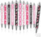 Yeaqee 48 Pcs Christmas Retractable Ballpoint Pens, Santa Claus Snowman Printing 1.0 mm Black Gel Ink for Kids Xmas