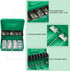 Lock,Tiered,4 5 Slots,11.8" 9.5" 3.5",Green xydled Cash Box with Money Tray and Key Bill / Coin x x