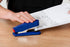 Novus B4fc Compact Flat Clinch Stapler, 50 Sheet Capacity, German Engineered, Staple|Pin|Tack, 25 Yr. Warranty (Blue)
