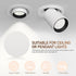 2Pcs 7.08In 10 CLISPEED Light Diffuser Film Anti-Glare Soft Lamp Shade for Ceiling Lights Nursery Bedroom Living Room