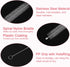 uxcell 10Pcs 8 Inch Straw Cleaner Brush, Stainless Steel Long Brush for Drinking Straw, Tube, Bottle, Cup, Clear