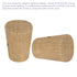 MECCANIXITY 11.1x8.3x15.9mm Tapered Cork, Natural Wooden Leakproof Soft Stoppers for Wine, Beer, Crafts, Pack of 15
