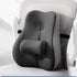 WOTABLE Lumbar Support Pillow, Orthopedic Back Rest Cushion with Adjustable Slider, Memory Foam Chair Support