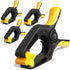 6 Inch Spring Clamps Heavy Duty - 4 Pack Large Plastic Clamps for Woodworking and Crafts