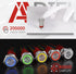 APIELE 16mm Latching Push Button Switch - 12V DC On Off Stainless Steel with LED Angel Eye Head