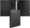 WOT I Telescoping 3 Ring Binder (0.75"), Expandable Flexible Binder for School, Office & Home Organization, Black