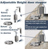 HOOFUS Mechanical Floor Door Stopper, Adjustable Height Door Holder for 3/4 Inch High Door Gaps, Indoor Windproof Door