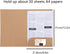 Kraft Paper Folders for A4 A5 Files, 10-Pack Black Pocket and Prong Document Folders for Office School Home