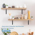 2pcs 5.91 Inch, Folding Shelf Bracket Heavy Duty Collapsible Shelf Brackets, Metal Foldable Shelf Table Bracket