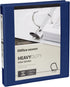 Heavy-Duty View Binders with EZ Comfort D-Ring, 1 Inch, Navy Blue Color