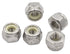 LBY 50pcs Lock Nuts, 1/4-28 Nylon Insert Hex Lock Nuts, 304 Stainless Steel