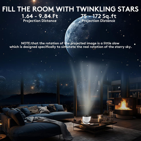 Dongni 13 1 Galaxy Projector, in Planetarium Star Projector Realistic Starry Sky LED Night Light with Solar System