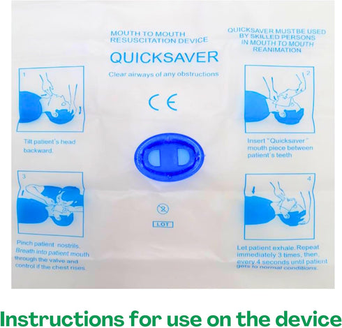 Generic (Set 4) CPR Mask Kit, Mouth to Mask Device, Mouth to Mouth Barrier, CPR Face Shields Pocket Mask, First Aid