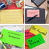 Tecmisse 1200 3x5, 6 PCS Blank Index Cards Colored Index Flash Cards for Studying, Note Cards, Study Cards Flashcards