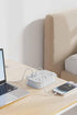 European Travel Plug Adapter USB C, Popowell International Adapter, 4 FT Power Strip with 3 Outlets & 3 USB