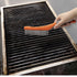Set, 10" 2Pcs MAXMAN Wire Brush Heavy Duty Stainless Steel and Carbon Steel Wire Brushes for Cleaning Rust, Grill