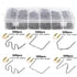 ZOOFOX 3000 Pieces Plastic Welder Staples, Welding Hot Staples with Storage Box, 0.6 and 0.8mm Plastic Welding Kit for Repair Car Bumpers Dashboards Lamp Holders Daily Plastics Supplies