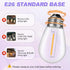 28 Pack S14 Bulbs Bulbs E26 2200K, Dimmable GvvooHome for Outdoor String Lights, Shatterproof LED Replacement for Patio