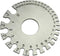 RIVERWELD Round Cable Thread Sheet, Stainless Steel Wire Gage Welding Gauge for Measuring Thickness and Hardware