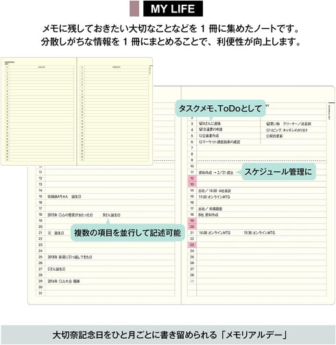Laconic LGF10-36 A5 Life Event Style Notebook