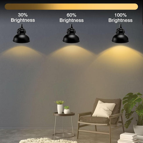 Merlight Dimmable Timer13 Wall Sconces Battery Operated Rechargeable Wall Lights with Remote Control Auto Colorfuls