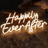 5V 15.75"X9.2" SYLHOME Happily Ever After LED Neon Light Sign Wedding Party Birthday Neon Art Wall Sign Decor USB