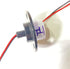 Taidacent Slip Ring Collector Ring Rotary Electrical Contact 5A 15A 20A 30A 40A 60A 2 Wires (5A)