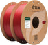 eSUN 1KG Fast Printing Speedy PLA Filament 1.75mm, 2 Spools High Speed 3D Printer Filament, Fire Engine Red
