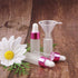 Kesell 50 Pack 5ml Frosted Glass Dropper Bottles with Rose Red Cap, 3 Funnels for Essential Oils and Perfume