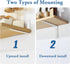 Mooche 4Pack 12*6.48 Inch) Floating Shelf Brackets, Heavy Duty Metal L Brackets Wall Mounted Corner Brace Angle Bracket