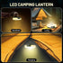 32.8FT 4 1 (10 Camping String Lights, in Rechargeable Waterproof Hanging Lamp Portable LED Light for Outdoor Camping