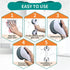 KZENMKL Bathroom(1 Pack) Shower Handle Grab Bars Ultra Grip Dual Locking Safety Suction Cups Helping Anti Slip Support