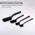 5pcs Anti-static Cleaning Brush Set, 16x30mm PV Plastic Conductive Bristles for PCB, Laptop, Keyboard