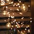 25FT 27 G40 Bulbs (2 Commercial C7/E12 GOOTHY Outdoor String Lights, Hanging Patio Lights String with Clear Globe