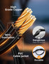 100Ft 30M Dimmable ST38 Bulb Outdoor Patio String Lights: Outside Waterproof Light - Remote Shatterproof Connectable