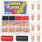 Haisstronica 76PCS Copper Wire Lugs with Heat Shrink Tube Kit, Heavy Duty Battery Connectors
