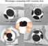 Black Self Adhesive Dots, 1000pcs (500 Pairs) 3/5" Diameter Hook and Loop Dots for School and Office